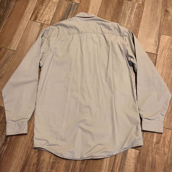 Cabela's Shacket Mens Long Sleeve Flannel Lined Button Up Heavy Large / Tall - Picture 5 of 8